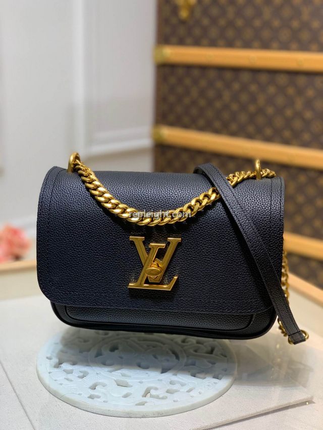 LOUIS VUITTON-M57073 루이비통 느와르 송아지 가죽 스몰 락미 체인