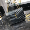 SAINT LAURENT-487216 생 로랑 블랙 금장 미디엄 루루 체인 숄더백