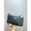 BURBERRY-80462461 버버리 블랙 레더 TB 숄더 백