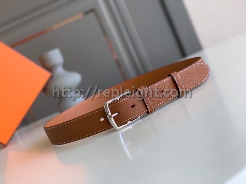 에르메스 2040100005-115 남성 가죽 스트랩 38MM