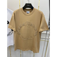 BURBERRY - 버버리 80652541 오크 리프 크레스트 코튼 오버사이즈 티셔츠