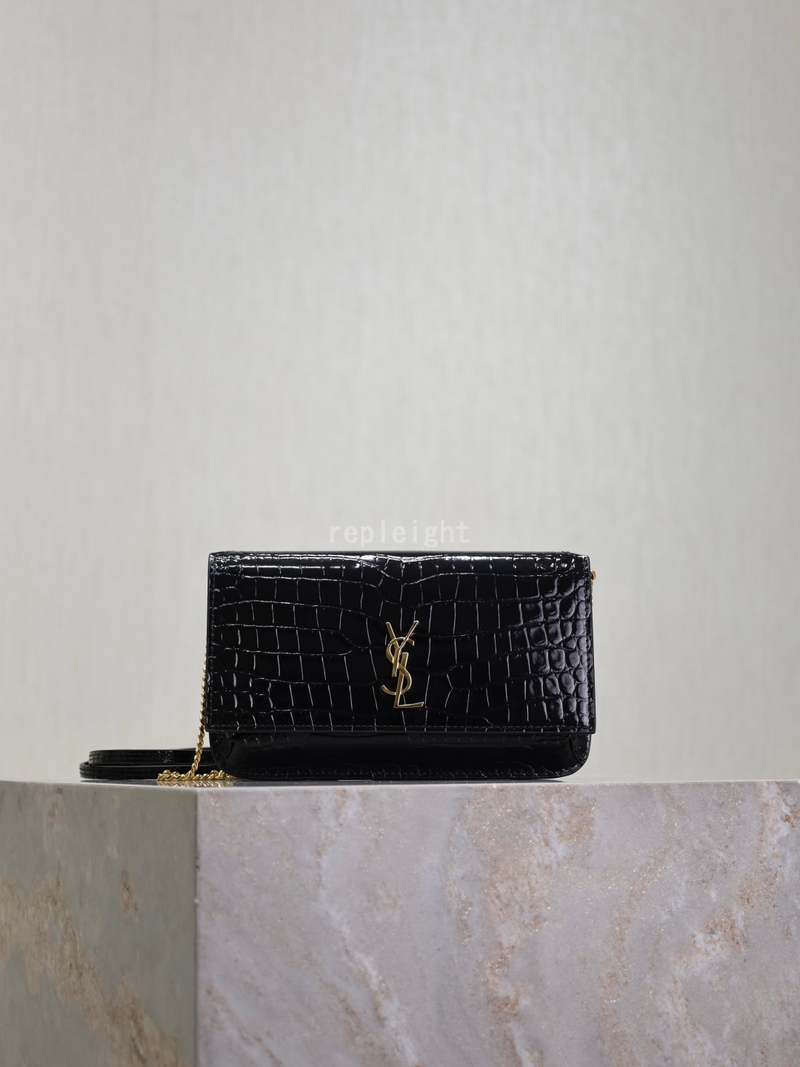 YSL-635095DND1J1000 스트랩 모노그램 폰 홀더