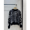 에르메스-HERMES H3H0406D4B1 "Do Re Boucles" long-sleeve twillaine sweater