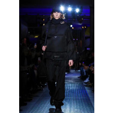 PRADA-프라다 나일론 아노락 면 코트