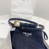 CELINE- 셀린느 45BCT3A01.38NO 피라미드 웨스턴 벨트 18MM