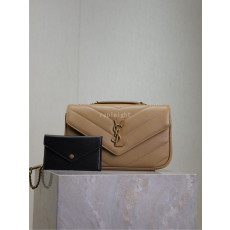 SAINT LAURENT-YSL 801437AAEAX2357 matelassé loulou 스몰백