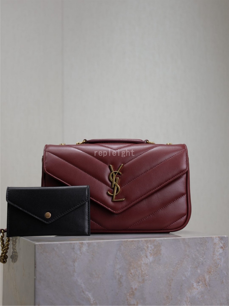 SAINT LAURENT-YSL 801437AAEAX6197 matelassé loulou 스몰백