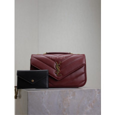 SAINT LAURENT-YSL 801437AAEAX6197 matelassé loulou 스몰백