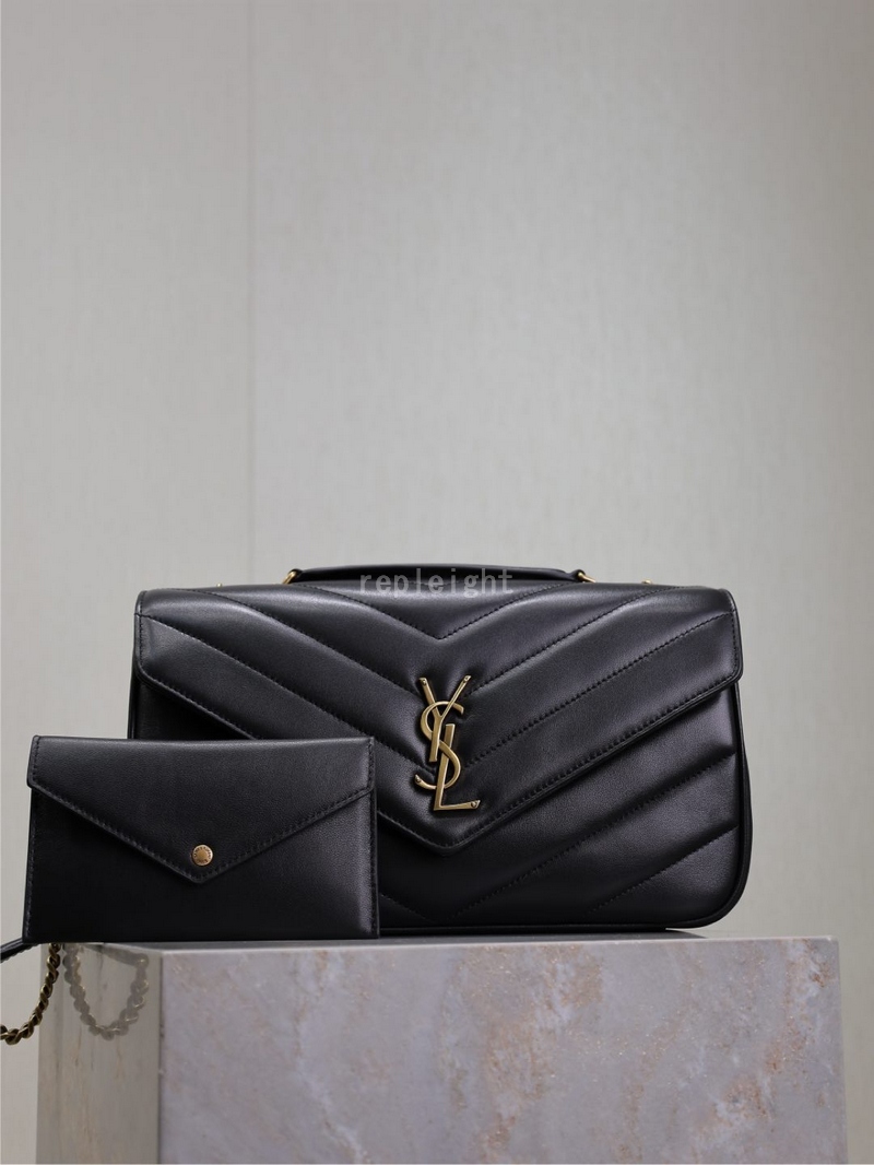 SAINT LAURENT-YSL 801439AAEAX1000 matelassé  loulou 미디엄백