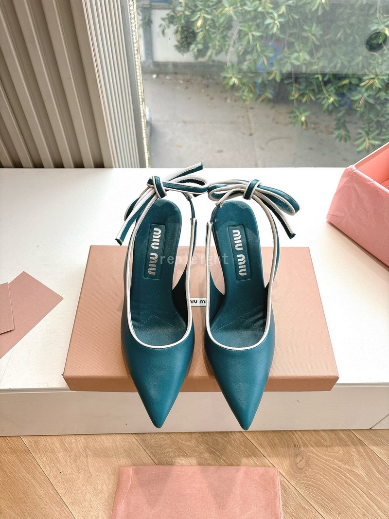 MIUMIU - 미우미우 5I430E_038_F0F6T_F_085 슬링백 펌프스