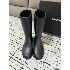 샤cc넬 레인 부츠 (하이)