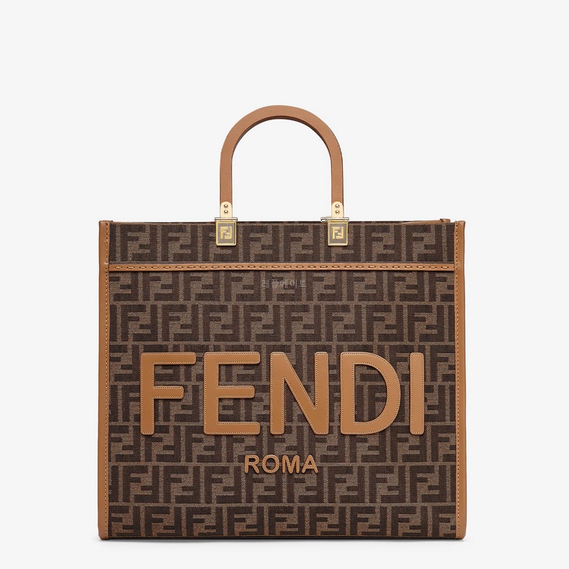 FENDI-펜디 8BH386ALVYF1GE3 브라운 선샤인 미디엄 쇼퍼 백