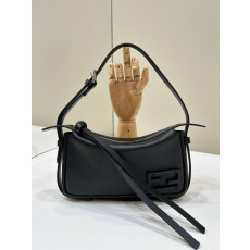 FENDI-펜디 8BS097AS7AF1QD0 블랙 심플리 미니 숄더백 22cm