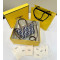 FENDI-펜디 8BS096AOVJF1PIR 미드나잇 블루 FF 자카드 롤 미니 쇼퍼 백 15.5cm