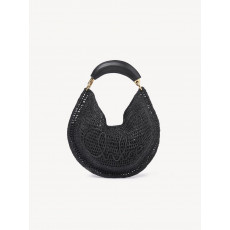 CHLOE-끌로에 CH25US902P08001 블랙 라피아 Summer Banana 호보백