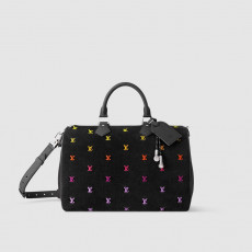 LOUIS VUITTON-루이비통 M14136 LV 블라종 데님 스피디 반둘리에 40