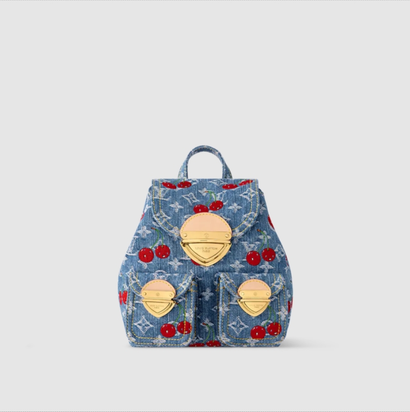 LOUIS VUITTON-루이비통 M13679 모노그램 체리 데님 LV x TM 베니스 NM