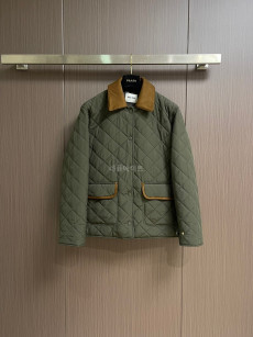 MIUMIU - 미우미우 퀼팅 테크니컬 퐁제 블루종