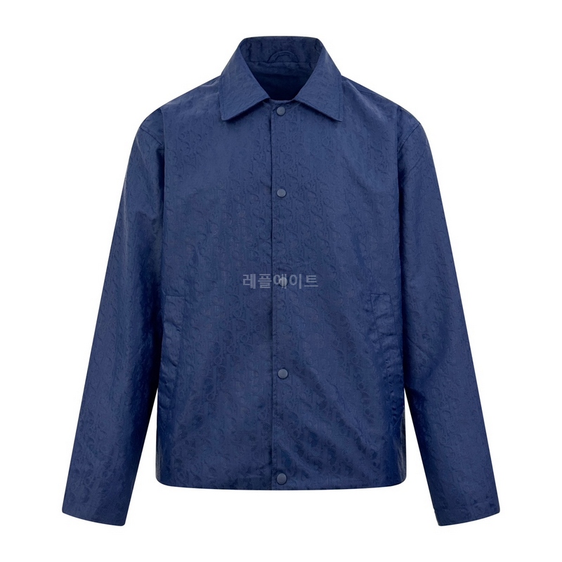 DIOR - 디올 593C418A6479_C589 Dior Oblique 블루종 재킷