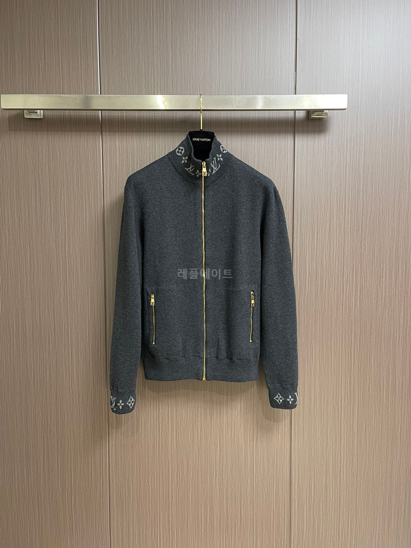 LOUIS VUITTON-루이비통 1AGJWH 더블 페이스 니트 울 트래블 블루종