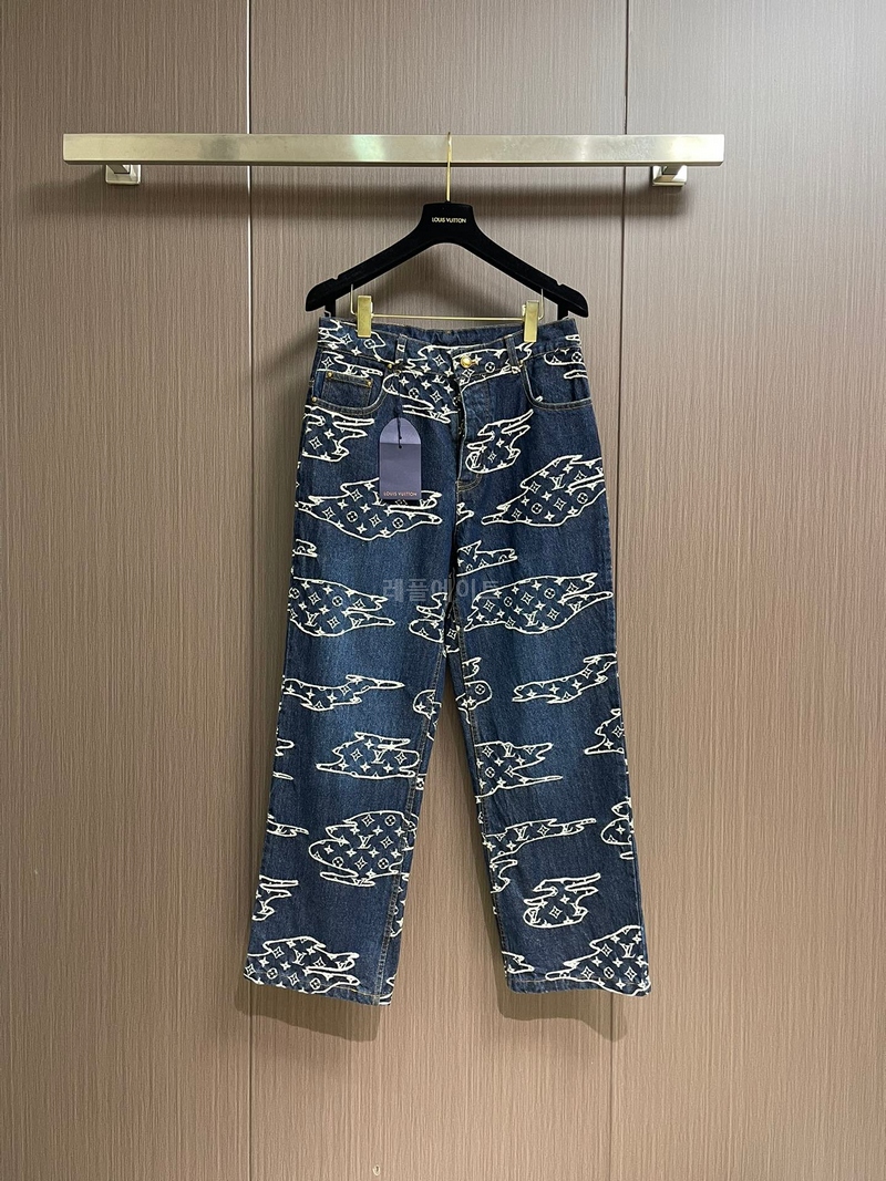 LOUIS VUITTON-루이비통 1AGIV2 Monogram Denim Tailored Pants