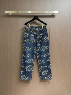LOUIS VUITTON-루이비통 1AGIV2 Monogram Denim Tailored Pants
