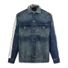 발렌시아가-BALENCIAGA 831688TSW714011 Men's Cut-up Tracksuit Jacket in Blue