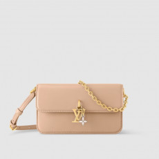 LOUIS VUITTON-루이비통 M14581 마키아토 크렘 월릿 온 체인 LV 블룸