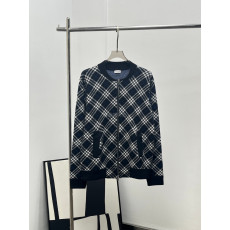 BURBERRY - 버버리 Burberry Check Pattern Wool Blend Sweater
