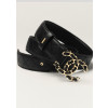 Belt - Calfskin & gold-tone metal (3.0CM)