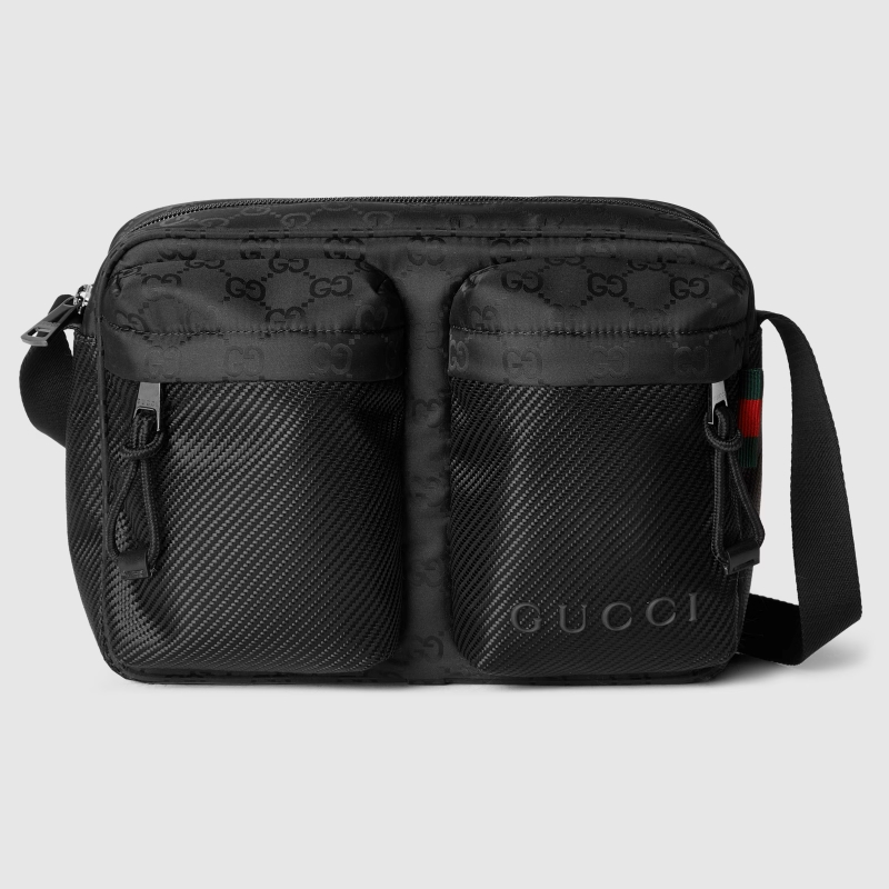 GUCCI-구찌 ‎834475 FAD76 1047 블랙 GG 나일론 구찌 넥서스 스몰 크로스백ㅜ