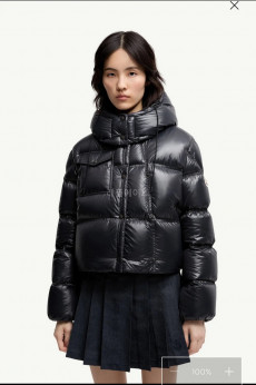 몽클레어-MONCLER K20931A00040596XE Erea Square-Quilted Hooded Short Down Jacket