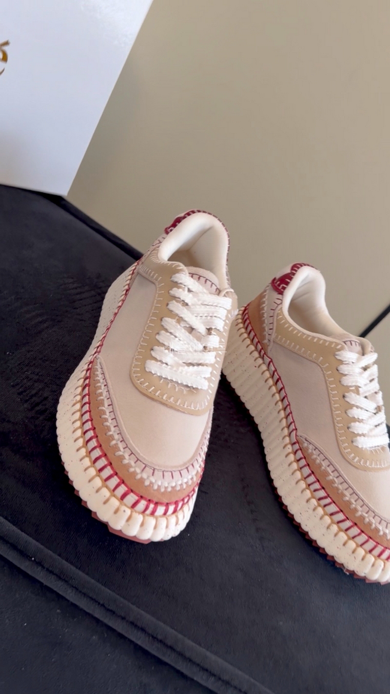 CHLOE-끌로에 CHC24U02IBD243 나마 웨지 스니커즈(KD319)