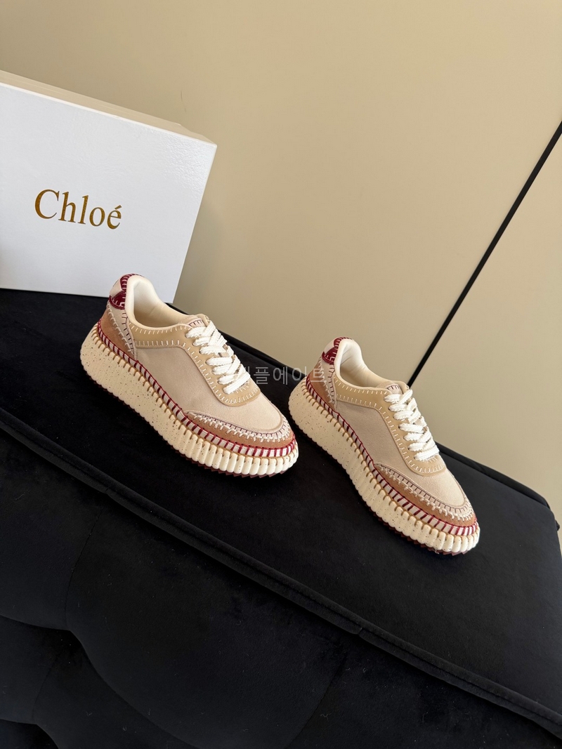CHLOE-끌로에 CHC24A00RMS95U 나마 웨지 스니커즈(KD295)