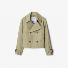 BURBERRY - 버버리 81063411 코튼 블렌드 트렌치 재킷
