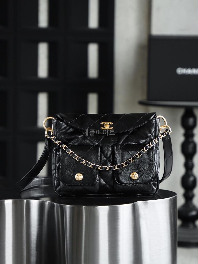 샤넬 CHANEL 24P 스몰 호보백