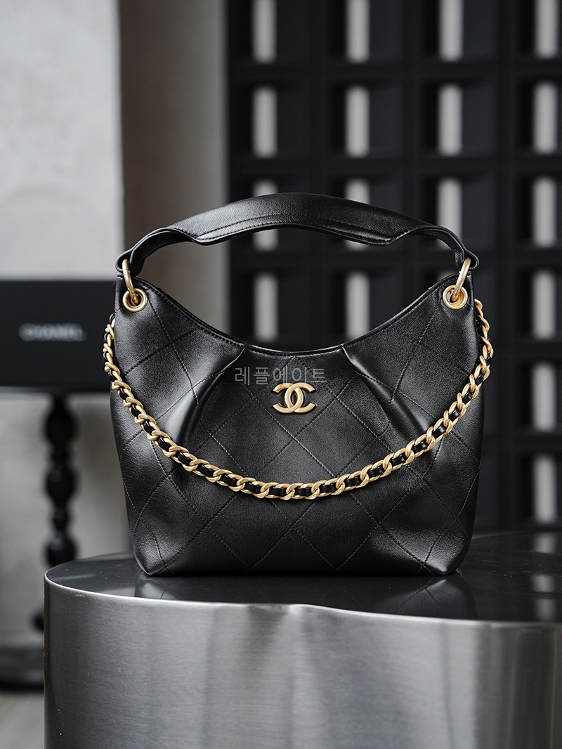 CHANEL-샤넬 AS5970 26C 맥시 호보백 스몰