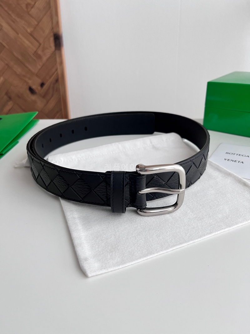 보테가 베네타 - BOTTEGA VENETA 인트레차토 벨트 (3.5CM)