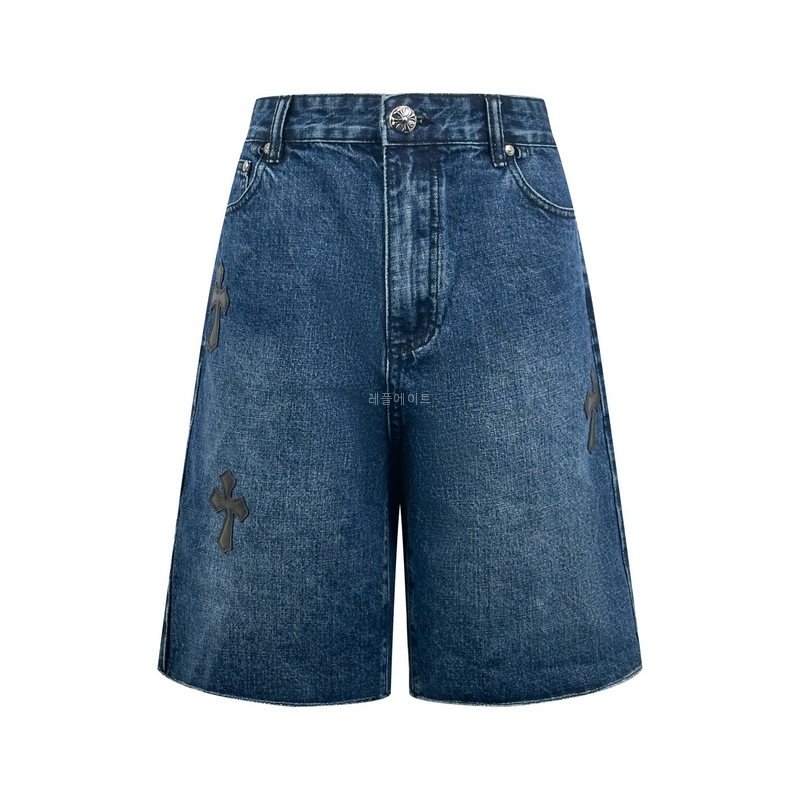 크롬하츠 - Chrome hearts 남성 데님 쇼츠